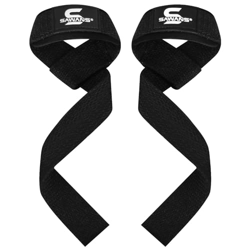 Weight Lifting Wrist Support Straps - Black - One Size