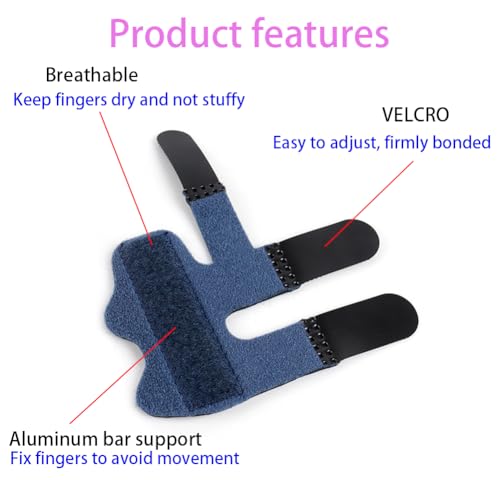 Trigger Finger Splint Brace for Arthritis Relief - Blue