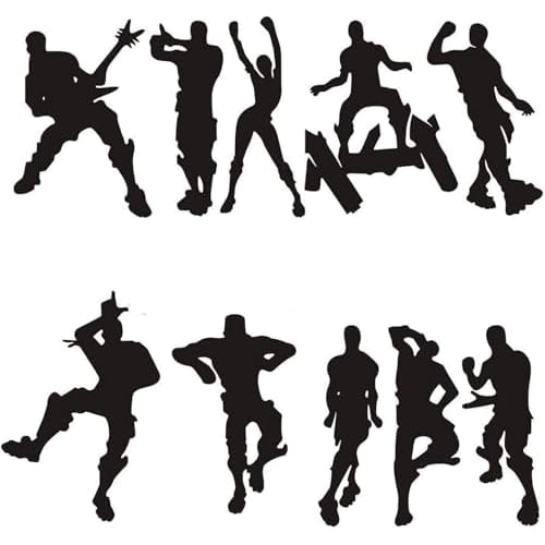 Video Game Wall Decals Poster Dancing Peel and Stick Wall Decal Boys Wall Stickers for Playroom Bedroom Game Room Wall Decor