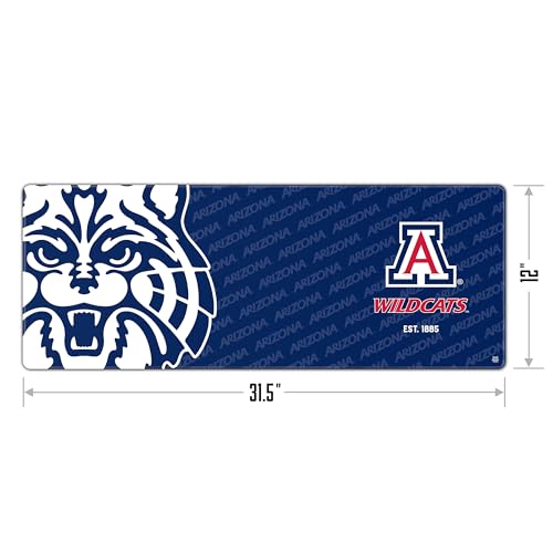 Arizona Wildcats Desk Pad - Water & Stain Resistant, 31.5" x 12"