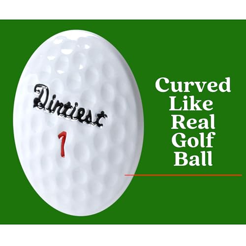 Funny 3D Golf Ball Marker with Magnetic Hat Clip - Unique Golf Gift