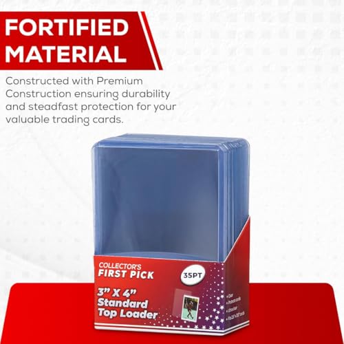 Premium 35PT Top Loaders for Trading Cards - Clear Card Sleeves