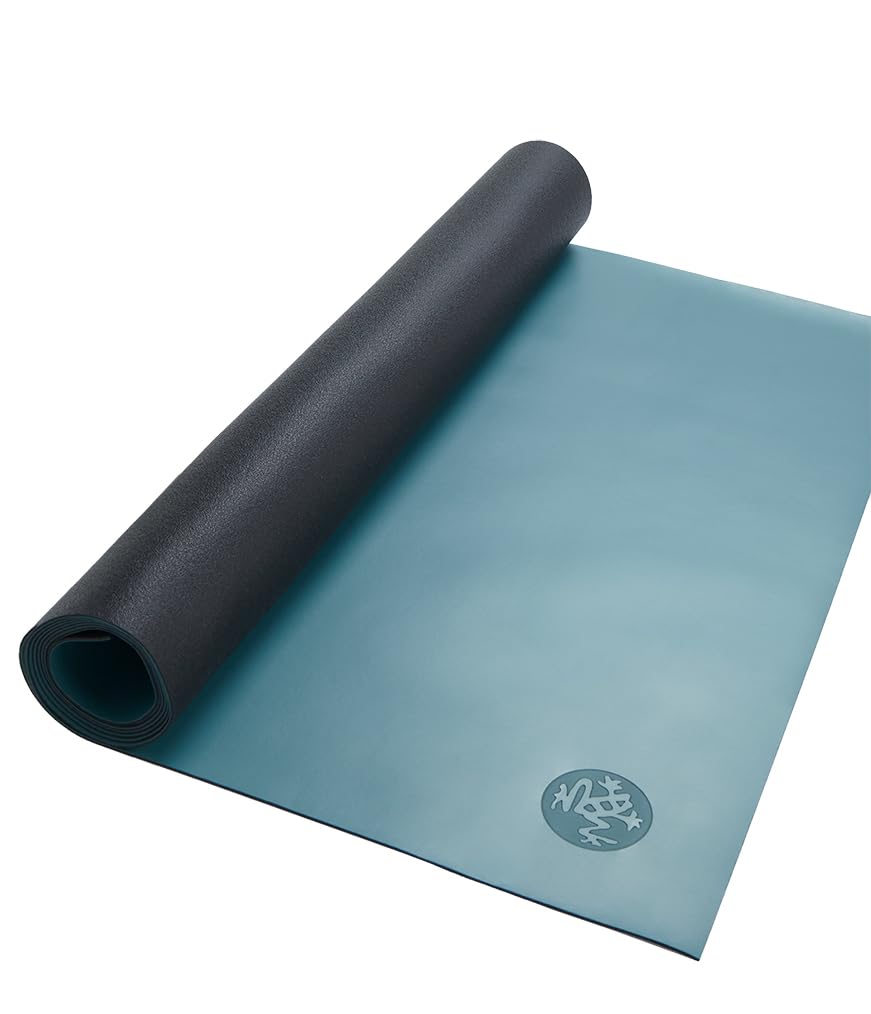Manduka GRP Adapt Travel Yoga Mat 71" - 1.5mm | Foldable & Travel friendly | Ultimate Grip | Sweat ready for Any Style of Yoga | 71 x 24 x 1/16 inches | Dark Lotus
