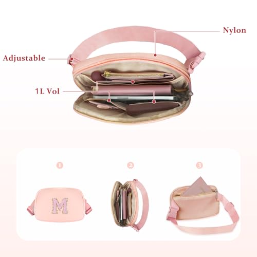 Personalized Initial Fanny Pack - Trendy Crossbody Bag for Girls