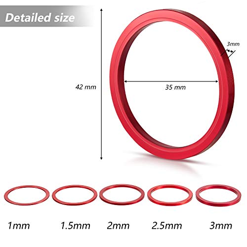 10 Pcs Bicycle Cassette Spacers for 7-11 Speed Freehub