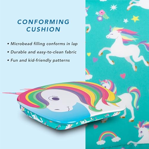 LapGear Unicorn Lap Pets Lap Desk for 11.6” Laptops — Kids Portable Cushion Surface