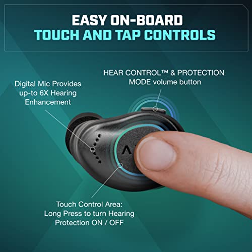 Wireless Bluetooth Earbuds for Hearing Protection & Enhancement