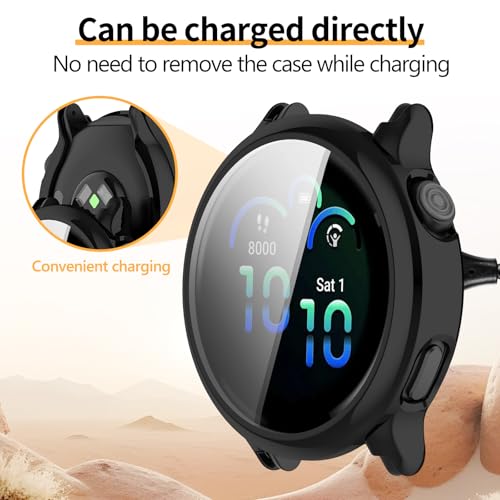 4-Pack TPU Screen Protector Case for Smartwatch - Full Coverage Guard