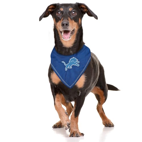 NFL Detroit Lions Dog Bandana - Large/X-Large Tie Scarf