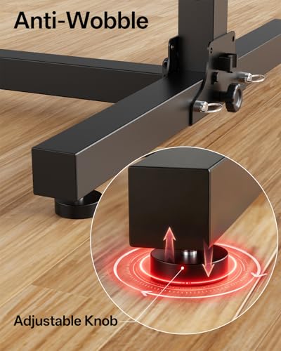 Foldable Pull Up Dip Station - Adjustable Height - Brown