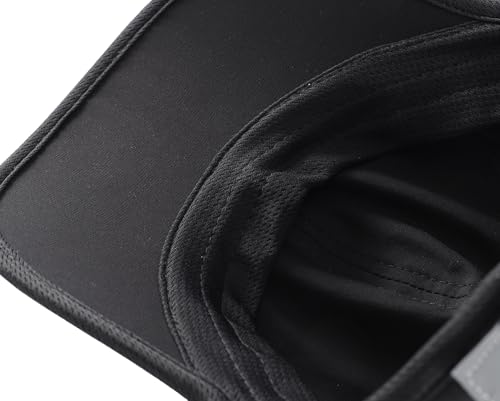 Connectyle Black Adjustable Quick Dry Running Cap - Lightweight Sports Hat for Men & Women