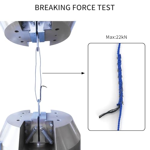 Dyneema Climbing Sling 10mm - 12" (30cm) Blue - 22KN Utility Cord
