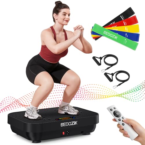 Vibration Plate for Lymphatic Drainage with Bluetooth - 450 Lbs Capacity