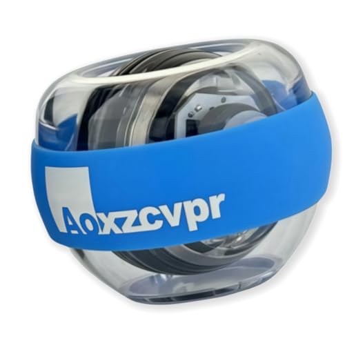 Gyro Power Torque Ball Wrist Exerciser - Blue LED Spinner