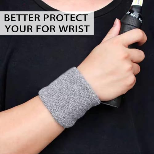 Breathable Sweatbands for Men & Women - White Wristbands