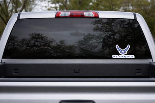 U.S. Air Force Decal - Officially Licensed Vinyl Sticker, 5.5" x 4.25"