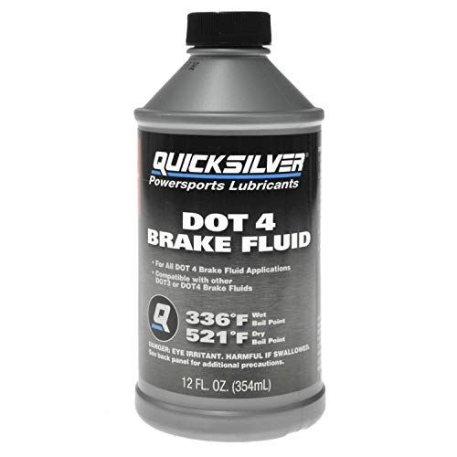 DOT 4 Brake Fluid - 12oz Bottle for Marine, Automotive & Powersports