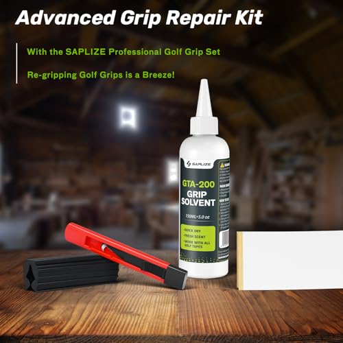 SAPLIZE Golf Grip Repair Kit – Includes 5oz Solvent, 15