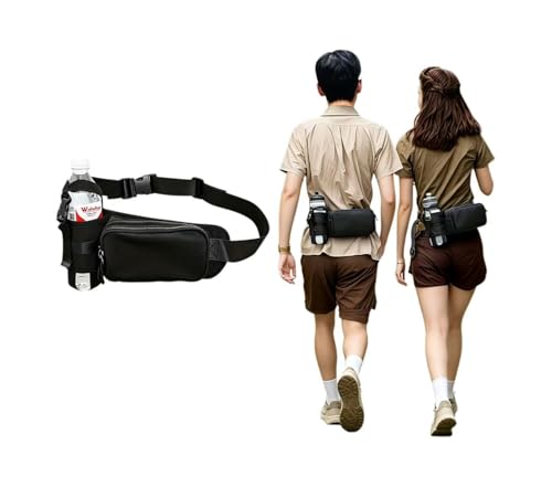 Hydration Waist Pack with Water Bottle Holder - Adjustable & Waterproof