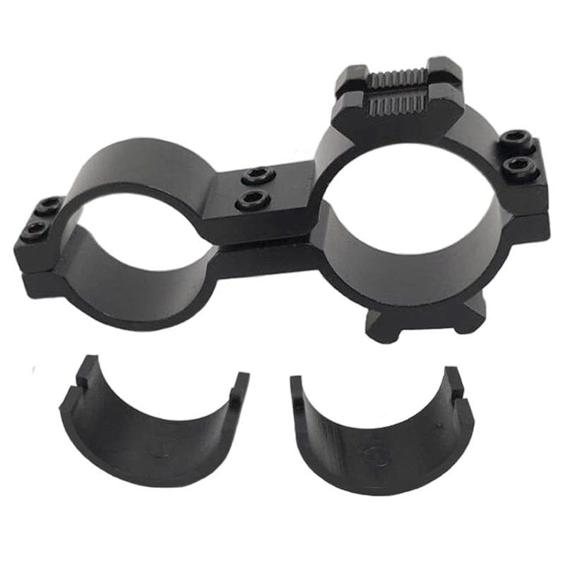 Calitte 25/30mm Flashlight Mount Holder with Stainless Steel Screws