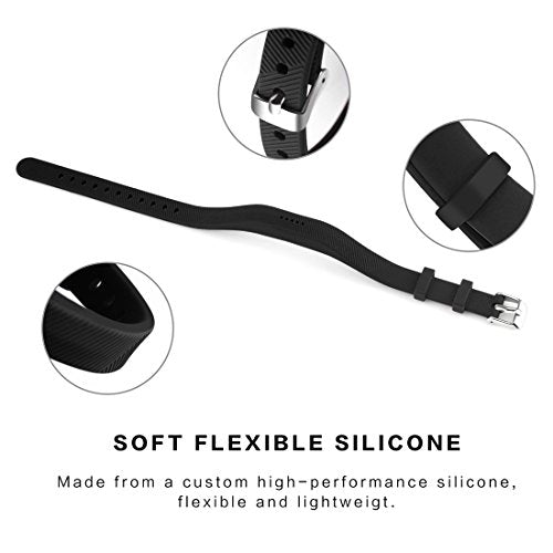 Soft Silicone Replacement Bands for Fitbit Flex 2 - 4 Pack