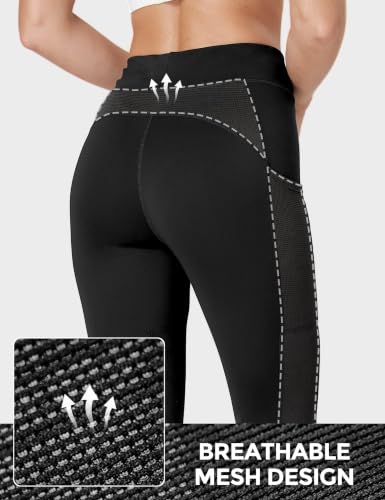 Horse Riding Pants for Women - Silicone Knee-Patch Grip, Medium Black
