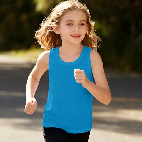 Cotton Sleeveless Tank Top for Kids - 2-3T Blue