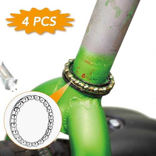Bike Headset Bearings 5/32" x 20 Balls - 4pcs Durable Caged Bearings