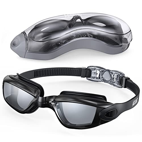 Aegend Adult & Youth Waterproof Swim Goggles - No Leaking Full Protection