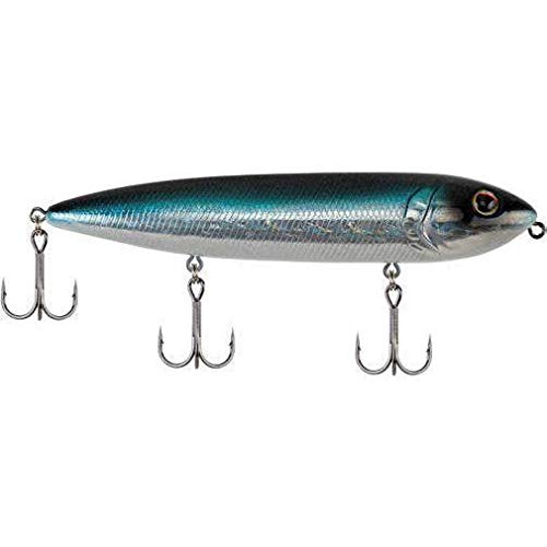 Berkley J-Walker 120 Topwater Fishing Lure, Bone, 2/3 oz, | 120mm, Tail Weighted Design Tuned for Casting Distance, Equipped with Fusion19 Hook