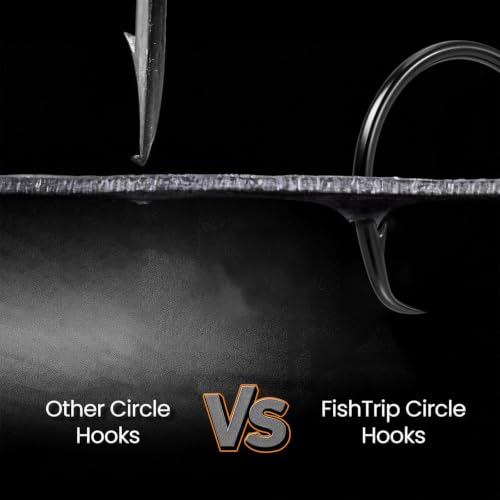25Pcs Inline Circle Hooks - Catfish Fishing Hooks #4