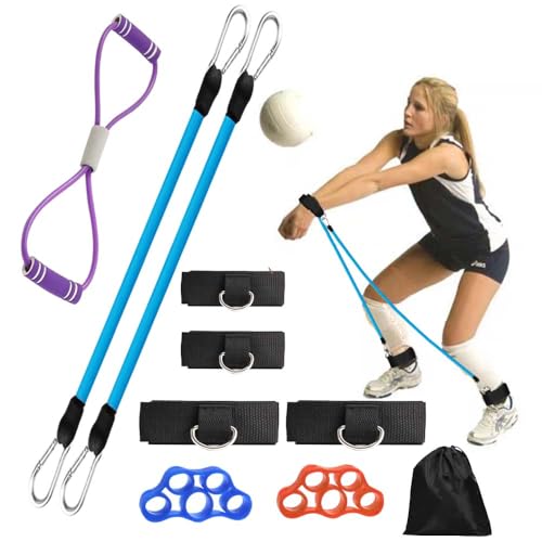 Volleyball Passing Trainer with Resistance Bands Set – Agility & Arm Swing Practice