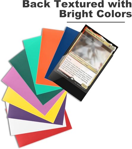 120 Pack Matte Card Sleeves for Trading Cards - Black