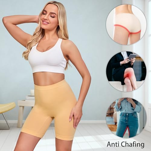 Slip Shorts for Women - Anti Chafing Boyshorts, Large Color-sss