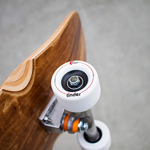 Skateboard Axle Nuts - 5/16 Fireball Dragon Lock Nuts - Silver