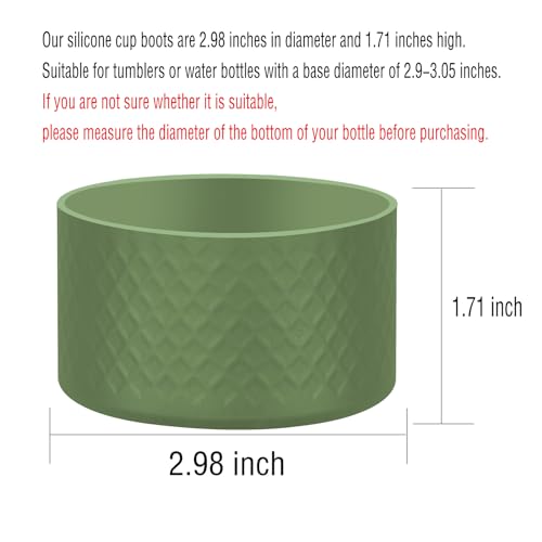 Silicone Boot for Stanley Tumblers - Army Green Cup Accessory