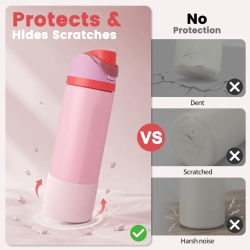 Tall Boot for Owala 24oz Water Bottle - Light Pink