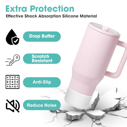 Silicone Boot Bumper for Hydrojug 40oz Tumbler - Clear (2PCS)