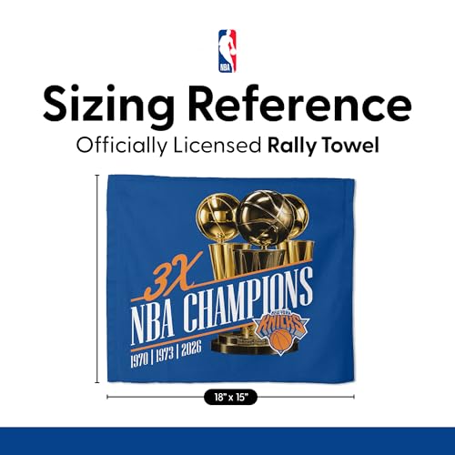 NBA 2026 Champions Rally Towel - Lightweight Fan Gear, 15 x 18 Inch