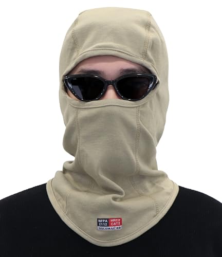 BOCOMAL FR Balaclava Face Mask Midweight Flame Resistant Covering