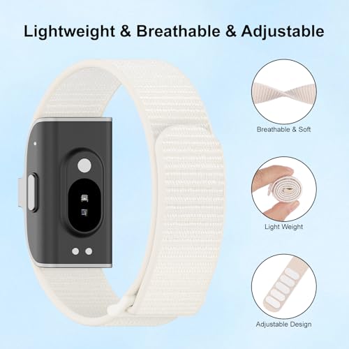 Nylon Loop Sport Hume Band Replacement Strap - Starlight & Sea Shell