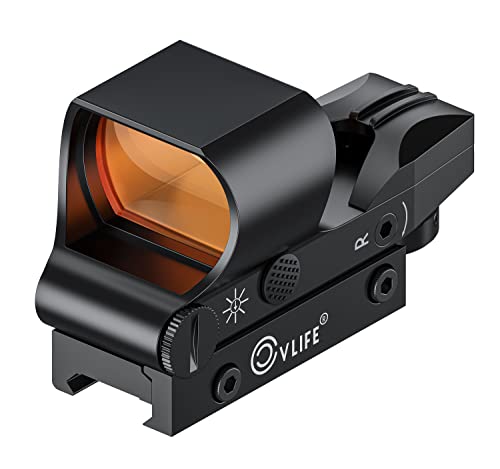 40mm Red Dot Reflex Sight with 4 Reticle Options and 8 Brightness Settings