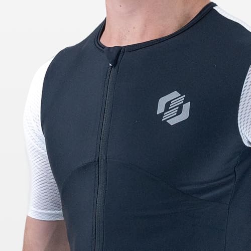Men's Aerodynamic Triathlon Suit - Lightweight Trisuit with Pockets