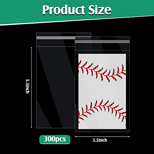 300 Pcs Trading Card Sleeves - Graded Card Slab Protectors