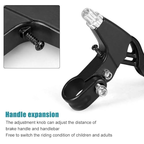 Bicycle Brake Lever - Aluminium Alloy V-Brake Handle - Black