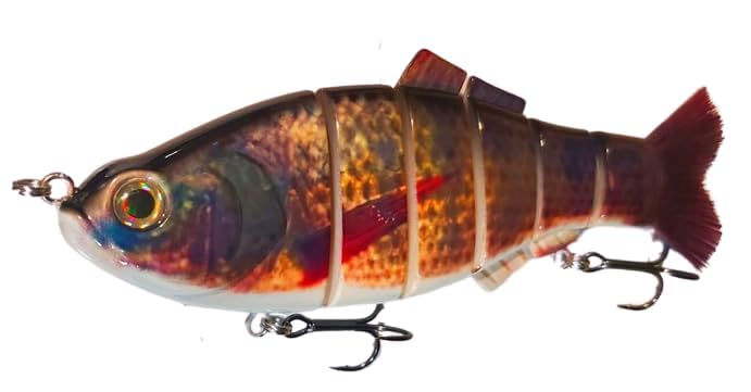 8" Multi-Jointed Swimbait Sinking Fishing Lure - Tilapia