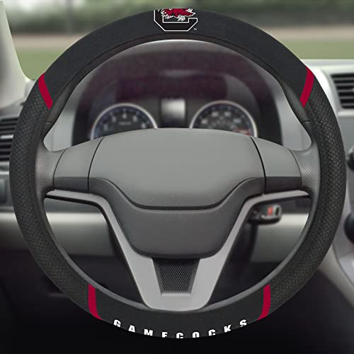 Embroidered Steering Wheel Cover - South Carolina Gamecocks - 15"