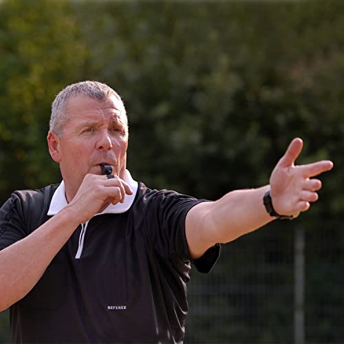 Pealess Finger Grip Whistle for Referees and Coaches - Weatherproof