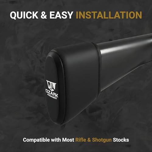 Gel-Filled Recoil Pad for Rifle & Shotgun - Reduces Recoil