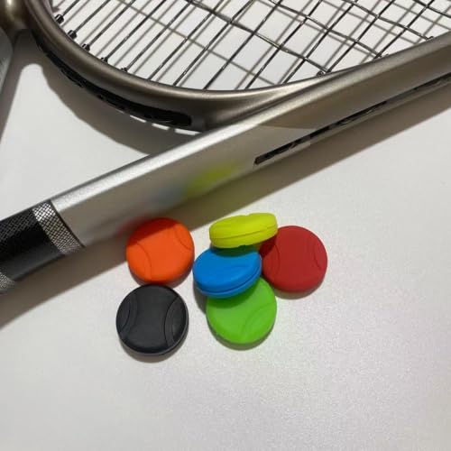 Tennis Dampeners - 6 Pack Soft Silicone Vibration Absorbers